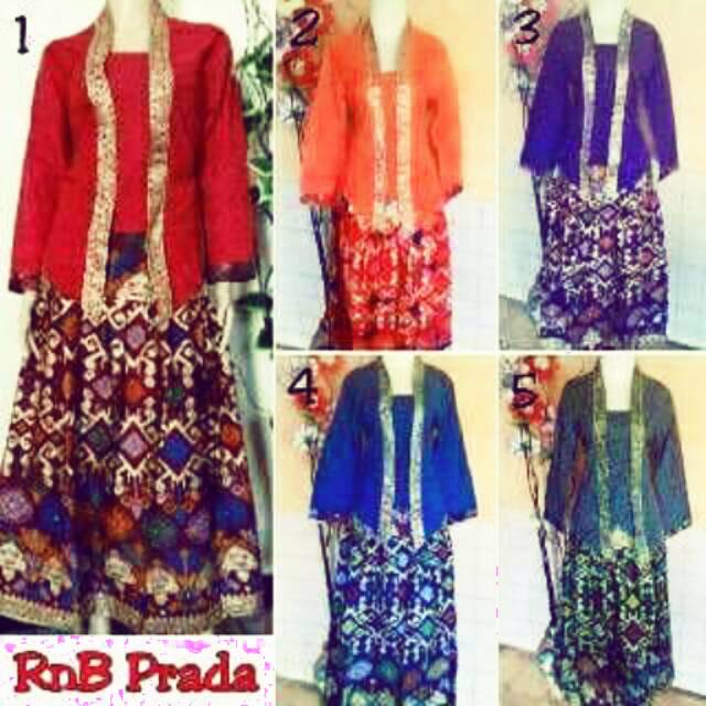 Batik R n B Prada combi embos exsclusive