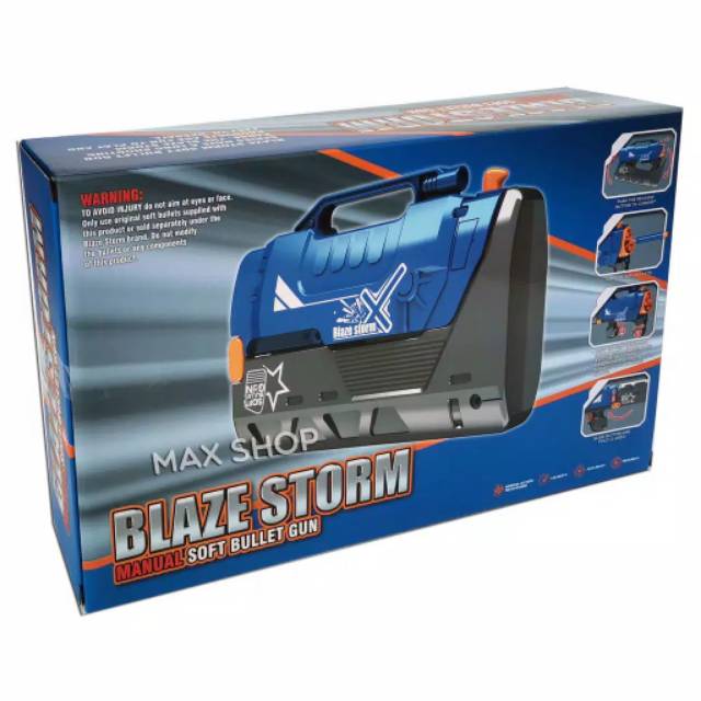 Mainan anak pistol  senapan Blaze Storm Gun TSG 004