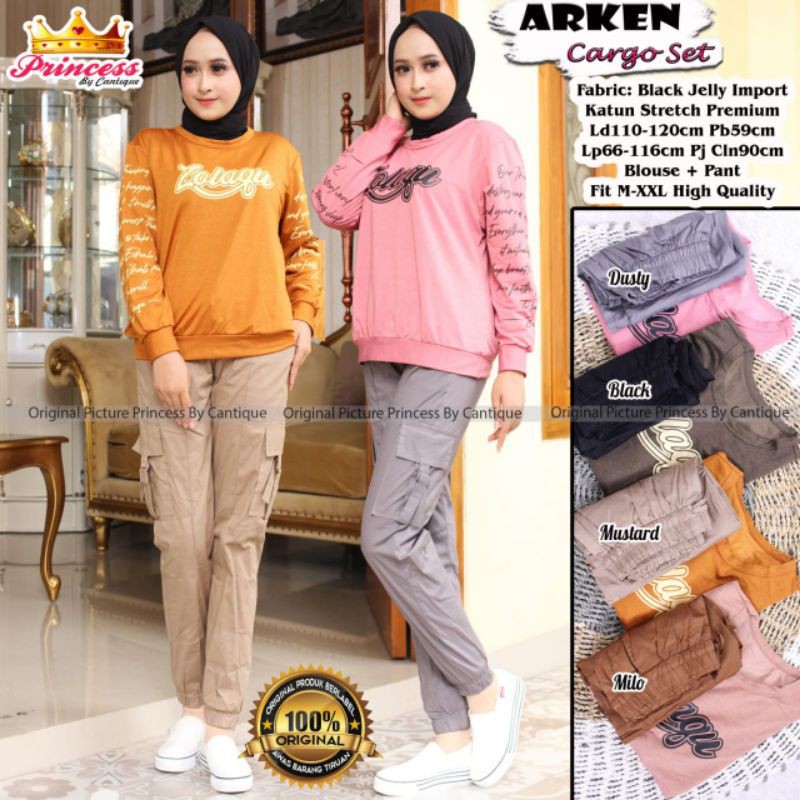 SETELAN ARKEN. (CELANA CARGO)