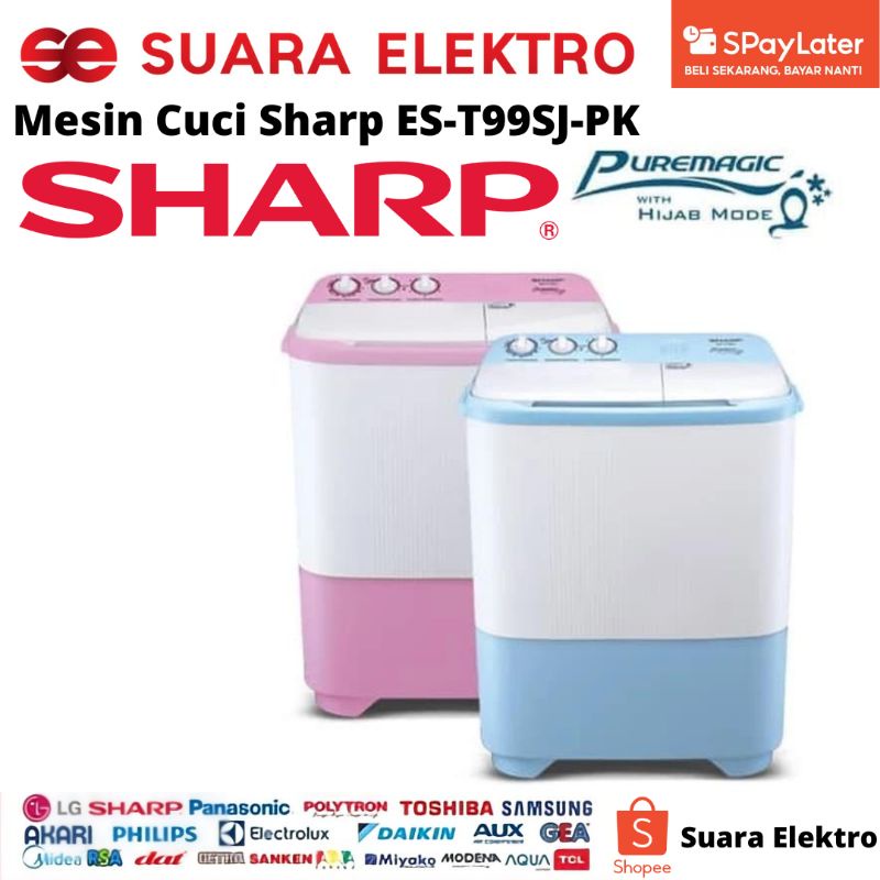 MESIN CUCI SHARP ES-T99SJ (9Kg)