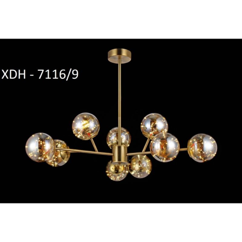 Lampu Hias Gantung Minimalis Estetik Dekorasi Ruang Tamu XDH 7116/9