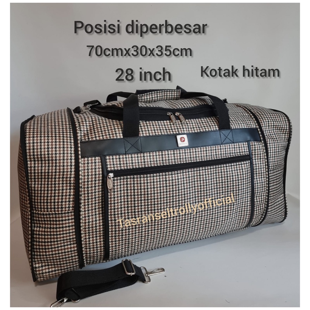 Tas Pakaian Travel Bag Polo Interclub 70x30x35 ukuran Jumbo 100%original