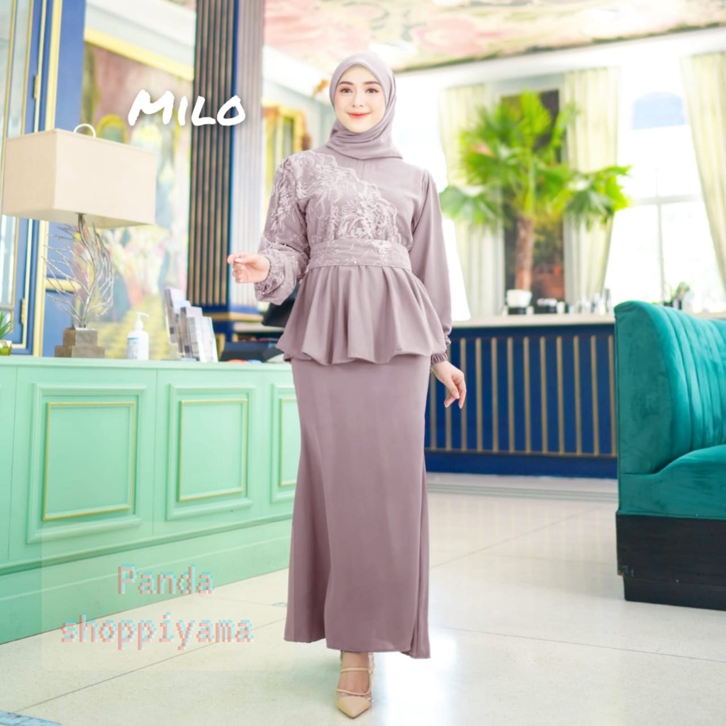 Gamis Terbaru Dress Kondangan NAVILA Size M L XL XXL Gamis Remaja Seragam Wisuda Gamis Kekinian Modern