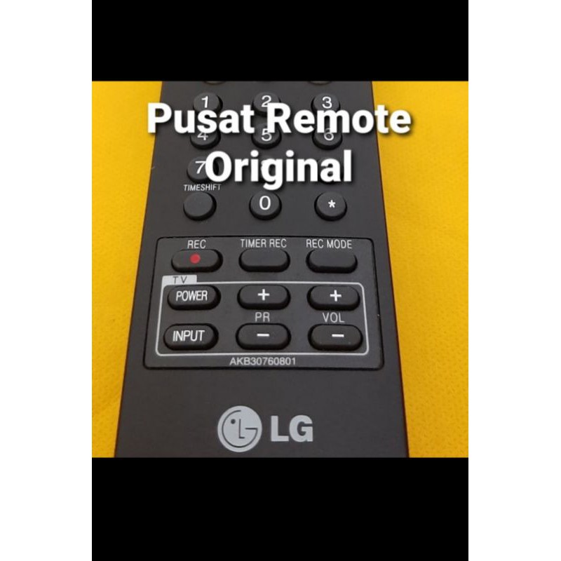 REMOTE REMOT DVD HOME TEATER LG AKB30760801 ORIGINAL ASLI