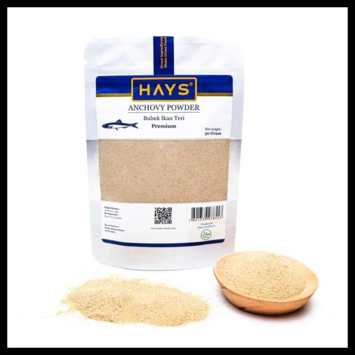 

[READY STOCK] ANCHOVY POWDER BUBUK IKAN TERI KALDU MPASI 50 GRAM HAYS