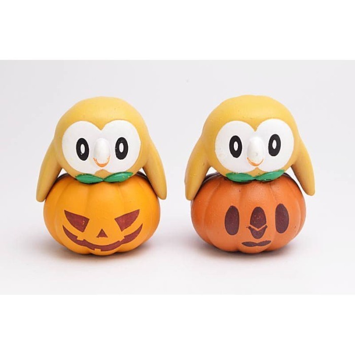 Pokemon Rowlet SPLIT Happy Halloween Mascot Gacha Gashapon Figure