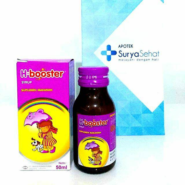 H-Booster Sirup 50ml untuk anak usia 1 tahun keatas