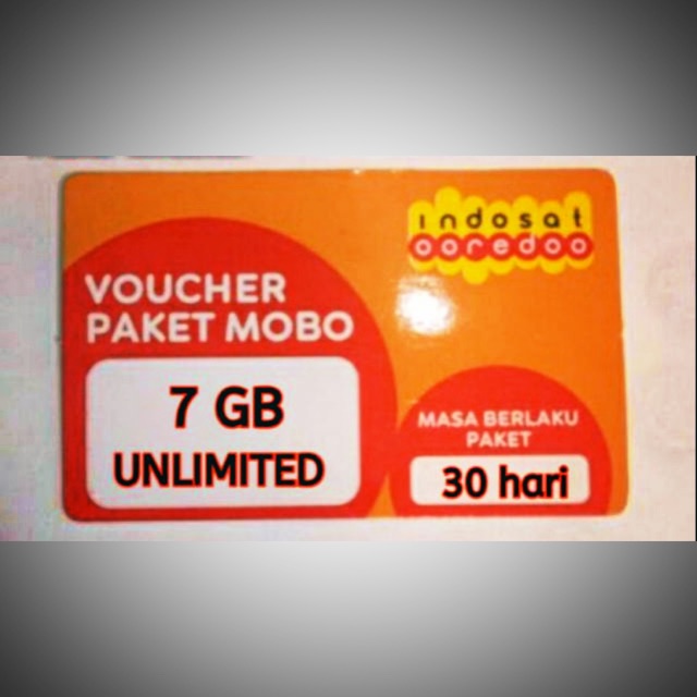 VO INDOSAT 7 GB unlimited