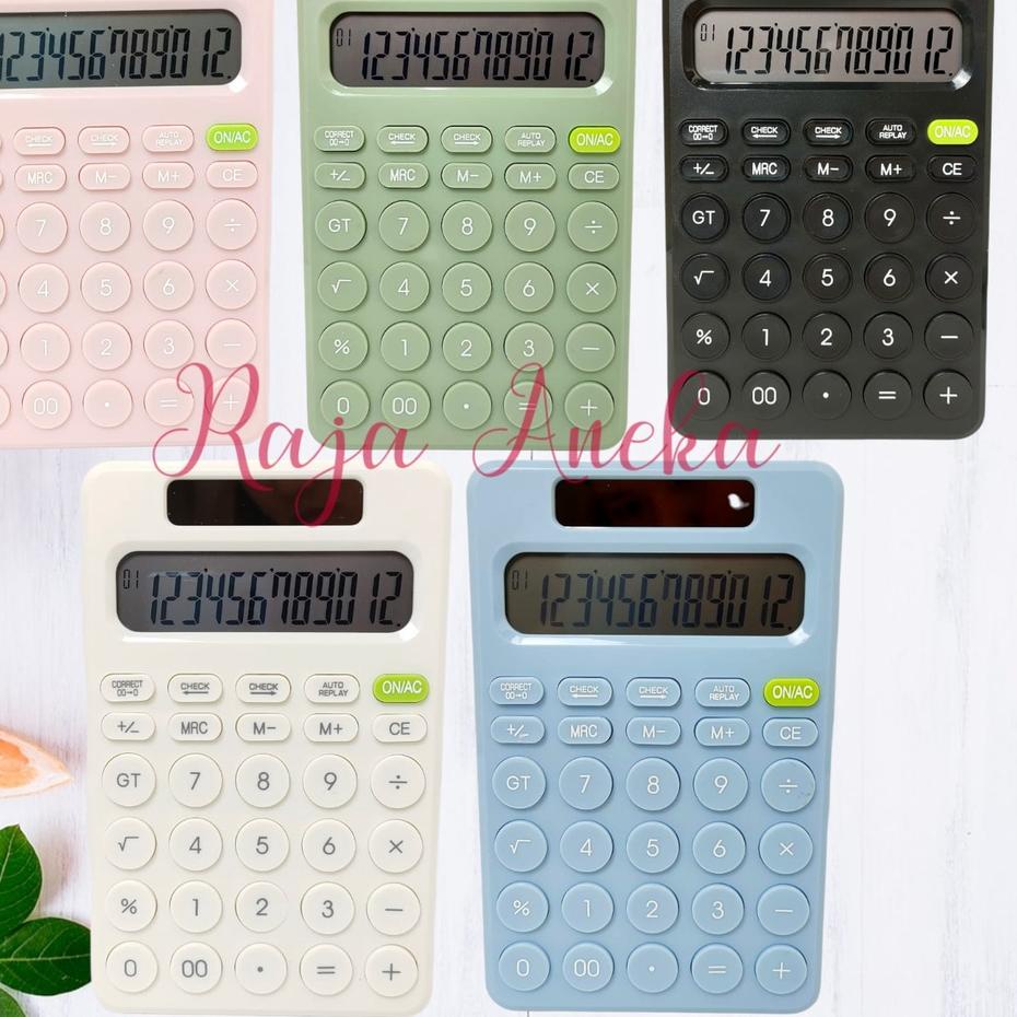 

Flash Sale TER KALKULATOR MEJA / DESKCALCULATOR 12 DIGIT CHECK CORRECT PASTEL DESIGN WARNA SOFT MENCERAHKAN SUASANA KANTOR DAN MEJA KERJA ANDA GIFT PINDAH KANTOR WFH WFO ,.