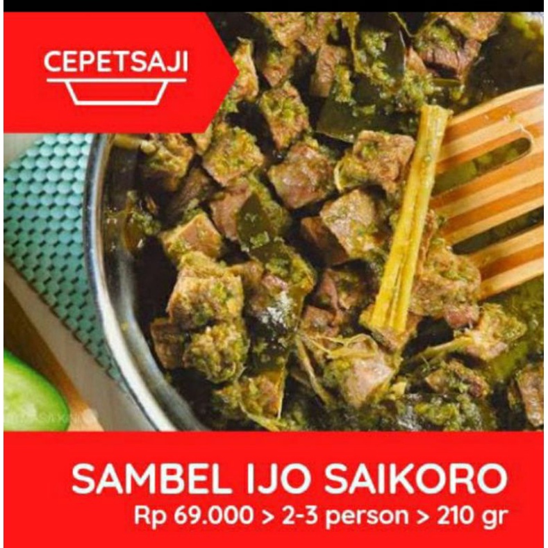 

Sambel Ijo Saikoro/CEPETSAJI