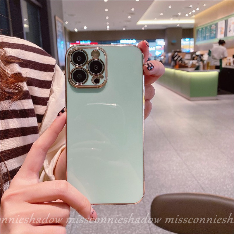 Soft Case Pelindung Lensa Bahan TPU Anti Jatuh Untuk iPhone 6 6S 7 8 Plus XR 13 11 12 Pro MAX X XS MAX SE 2020