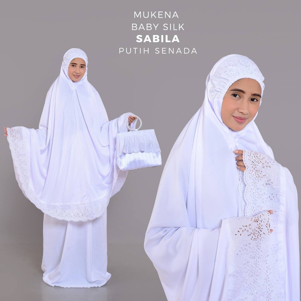 Mukena Dewasa Baby Silk Sabila