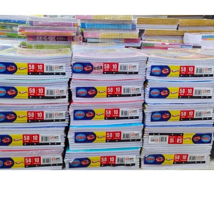 

Hot Sale Buku Tulis SIDU SINAR DUNIA 58 LEMBAR ISI 10 BUKU ホ