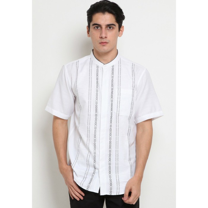 POLICE DENIM - BAJU KOKO PRIA ORIGINAL - E0501 Koko Short Sleeve Shirt