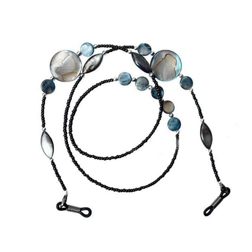 NEEDWAY Rantai Kacamata Kacamata Baca Wanita Tali Manik Kaca Manik-Manik Lanyard Kacamata
