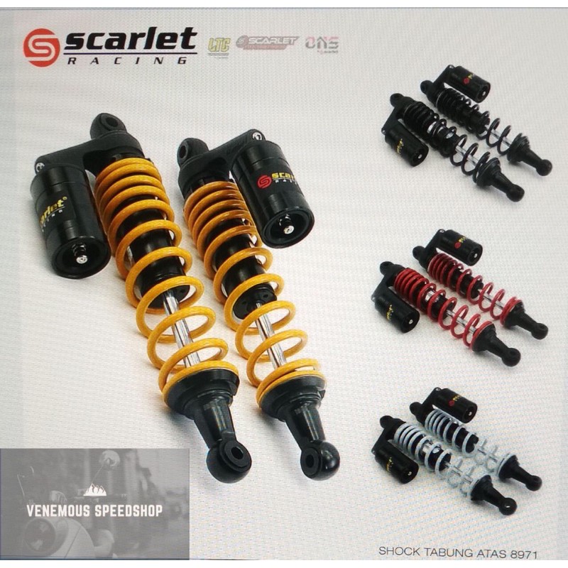 Shock Tabung Atas Scarlet Racing 8971 Ukuran 340mm
