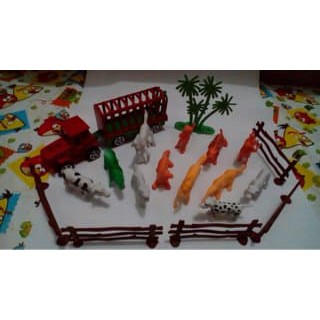 Promo Mainan Anak Zoo Animal / Hewan Karet / Truk / Binatang Ragunan Set terbaik