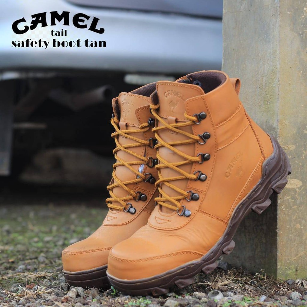 Sepatu Sefty Pria Ujung Besi Original | Septi kerja proyek | Septy murah | Safety tanpa tali terbaru