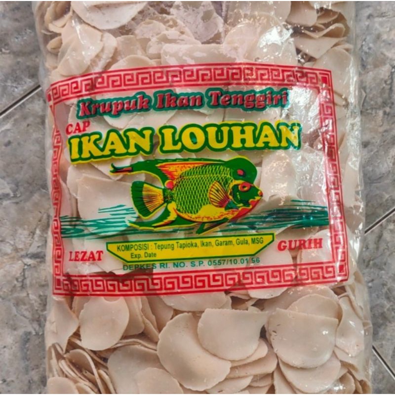 

Kerupuk Ikan Tenggiri Besar Cap Ikan Louhan 5 Kg
