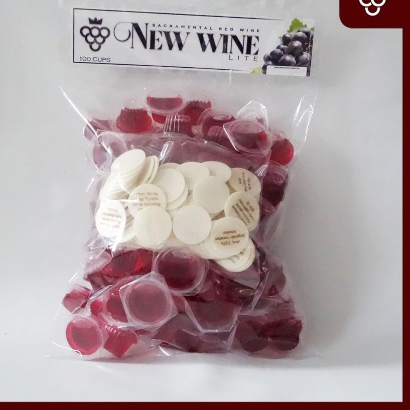 

Koleksi Terbaru ✤ Anggur Perjamuan Kudus Lite Cup + Hosti Ayat Kecil - Isi 100~