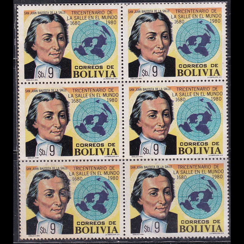 

Prangko Bolivia 1980 - The 300th Anniversary of the Brothers of Christian Schools