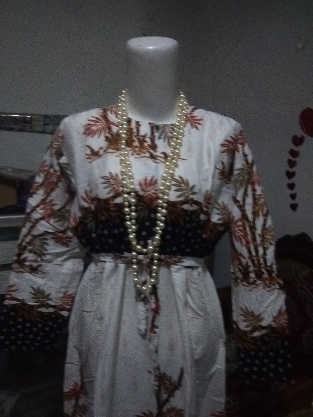 Maura Couple - Sania Ruffle Batik Couple Ori Ndoro Jowi Garansi Termurah Shopee - Batik Modern Solo