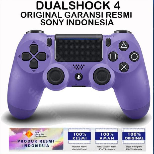 Stik Controller PS4 Dualshock Dual Shock 4 Electric Purple Ori Sony