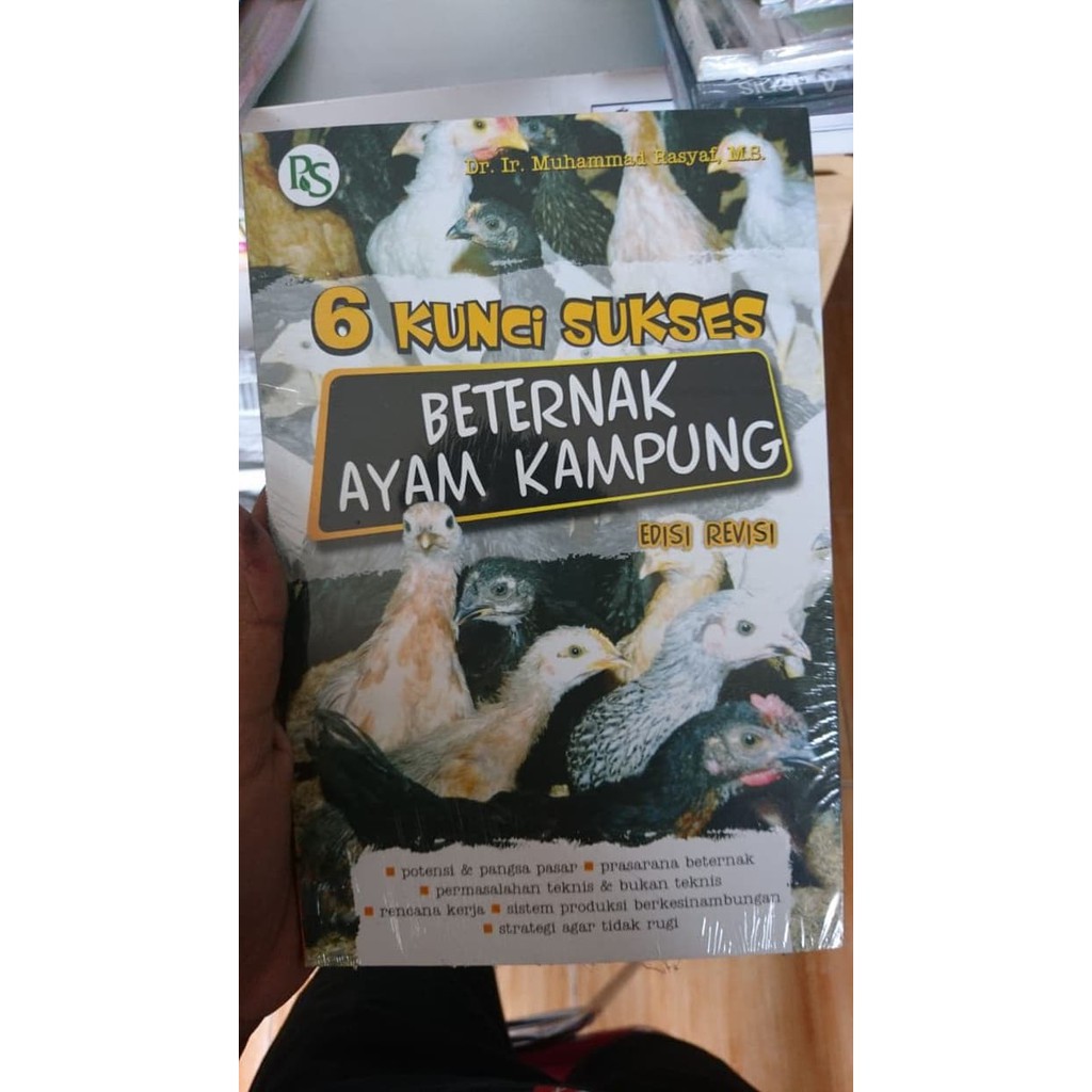 Buku 6 Kunci Sukses Beternak Ayam Kampung - Edisi Revisi | Star Farm ~ac1799