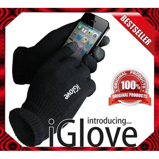 Sarung Tangan - Fashion Pria - Aksesoris Sarung Tangan Iglove Touch Screen Safety Reader Original
