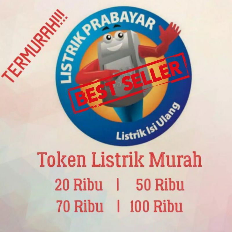 TOKEN LISTRIK PRABAYAR 5RB 10RB 15RB 20RB 50RB 100RB