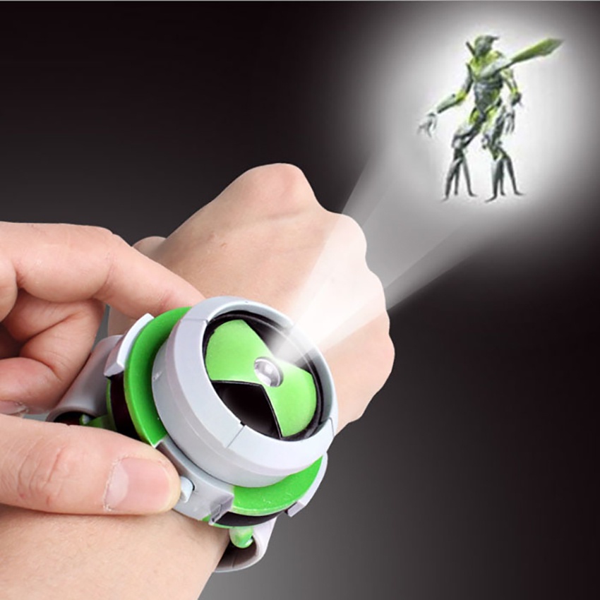 Mainan Anak Jam Tangan Benten Omniverse Ten Omnitrix Alien Force Proyektor Original High Quality