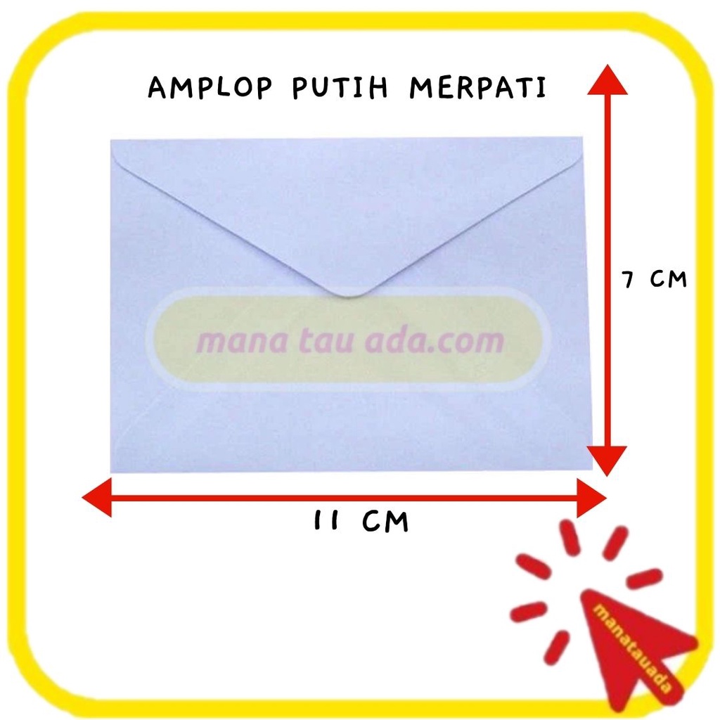 

AMPLOP PUTIH ECER （白）封信