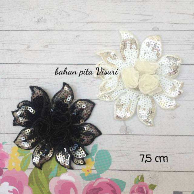 Flower Sequin 7,5 cm