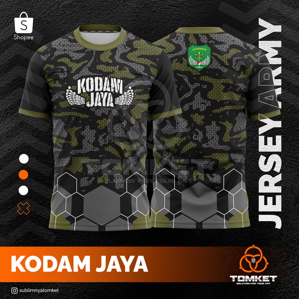 Baju Jersey Full Printing Kodam Jaya-1