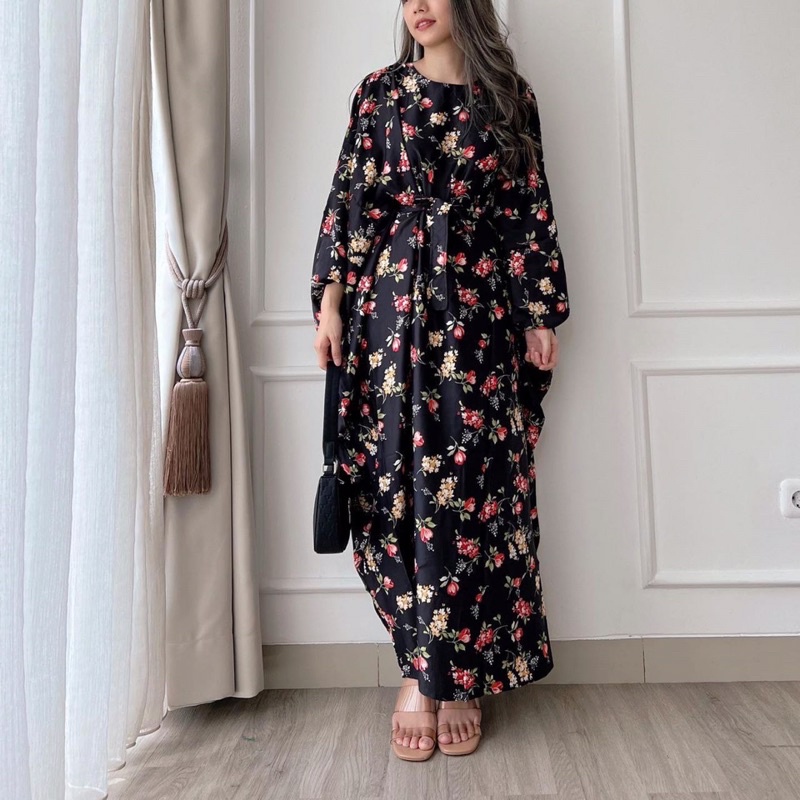 GAMIS TERBARU 2022 LEBARAN WANITA JUMBO MODEL TERBARU KAFTAN LENGAN PANJANG PREMIUM IMPORT BANGKOK K