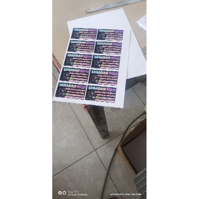 

Cetak Stiker Glossy A4