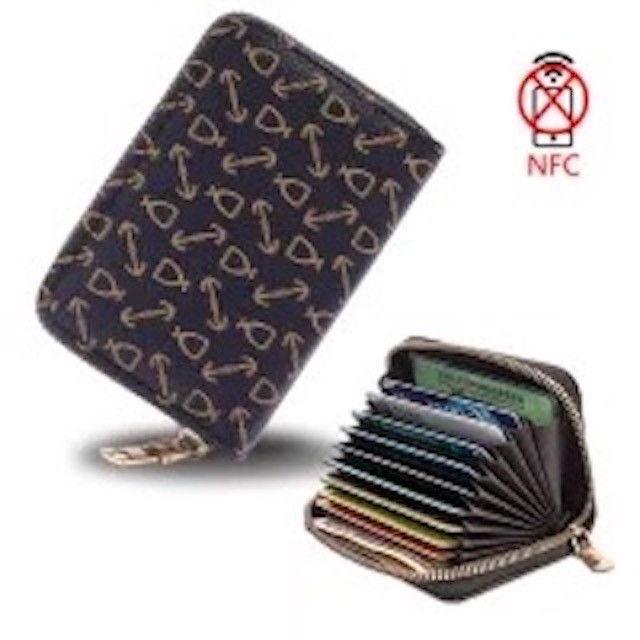 DOMPET KARTU MINI RFID MUAT BANYAK KARTU DOMPET BELANJA SEMI KULIT PREMIUM