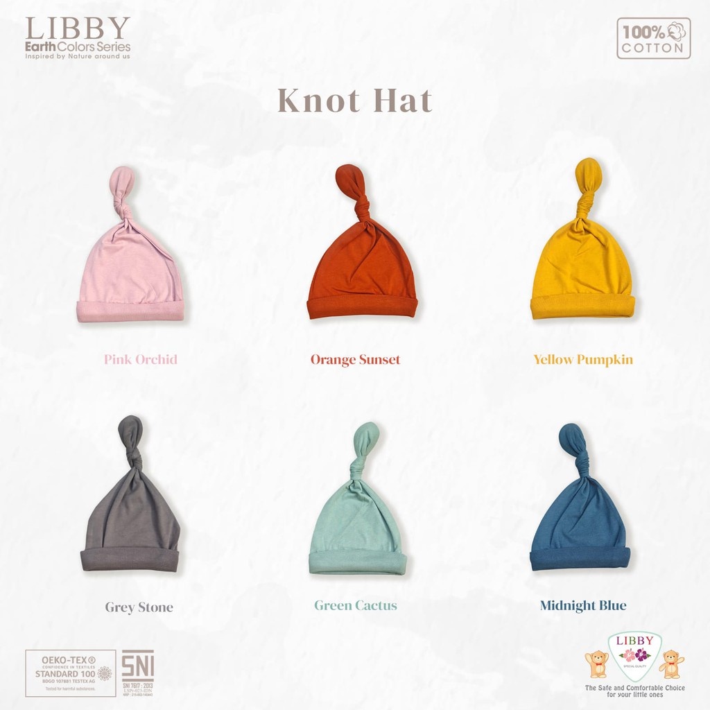 Libby 1pcs Topi Libby Earth Comfy Set (1 pcs/pack)