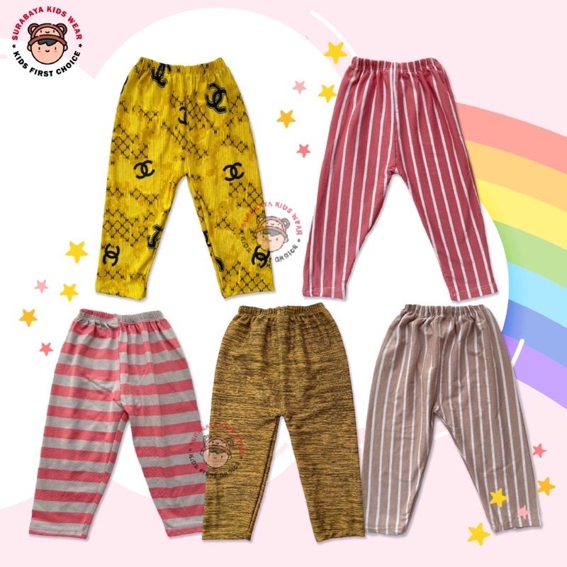 Celana Panjang Anak Motif Bahan Kain