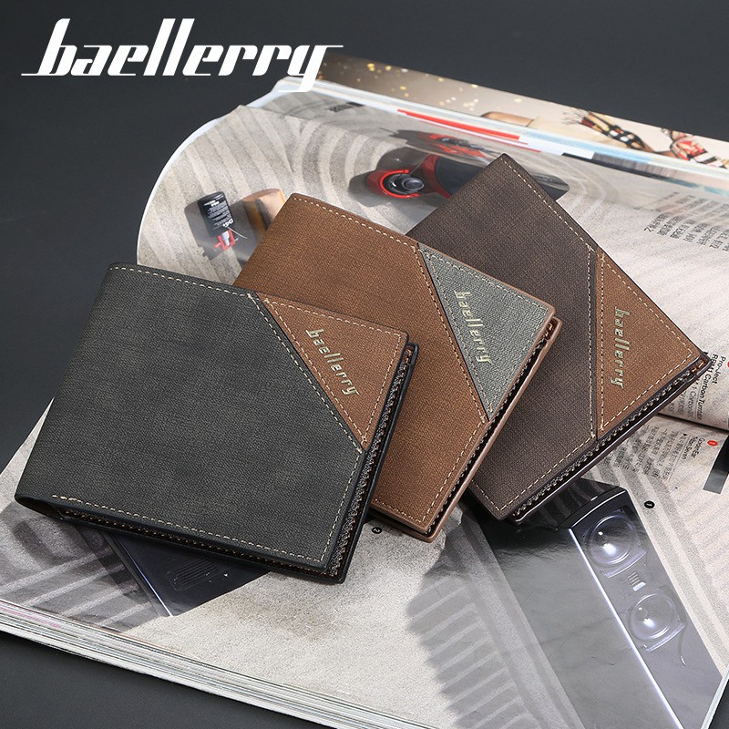 BAELLERRY DR055 Dompet Pria Bahan Kulit PU Leather Premium WATCHKITE WKOS