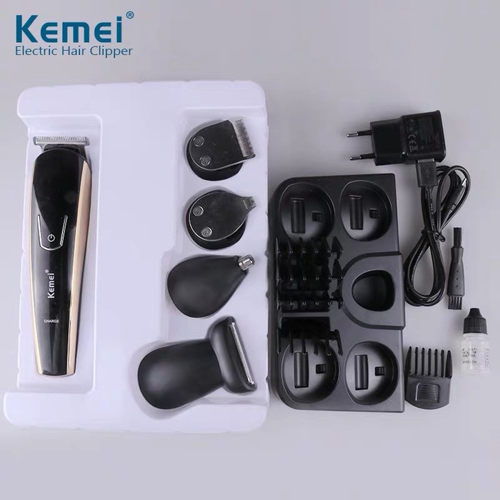 Kemei 526 / KM 526 Hair Clipper Alat Cukur Rambut Charger 8 in 1 KM-526 KM526