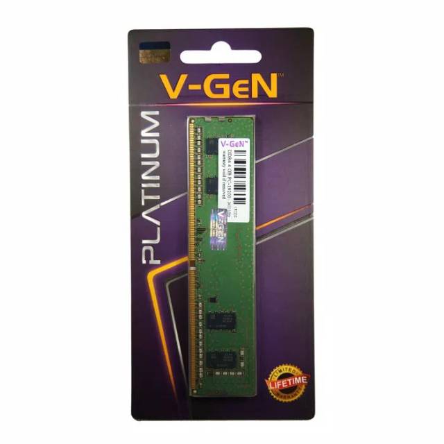 DDR4 4GB PC-19200 / 2400MHz V-GeN Platinum Longdimm RAM Vgen