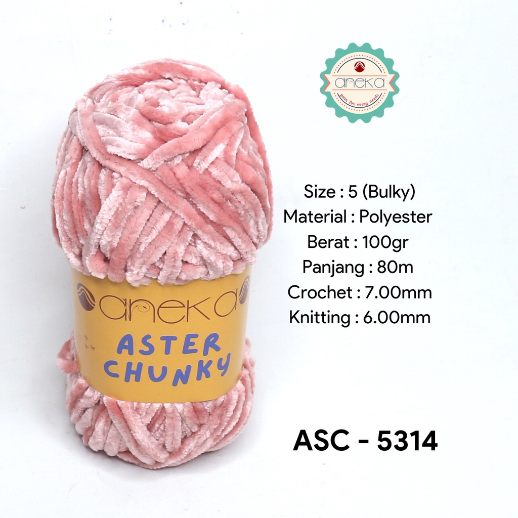 Benang Rajut Bludru Aster CHUNKY / Velvet Knitting Yarn - 5314