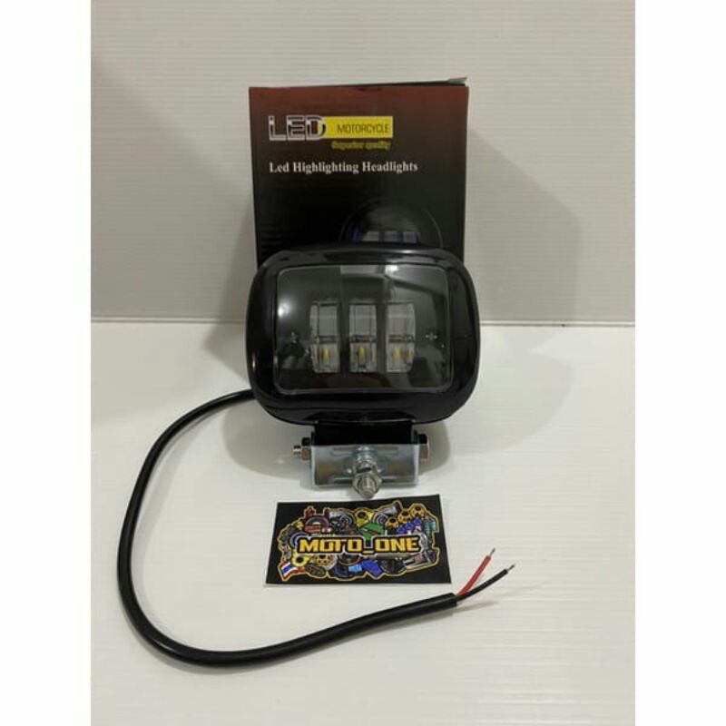 Lampu tembak mini kotak 3 lensa 30watt / Lampu tembak mini bulat 3 lensa