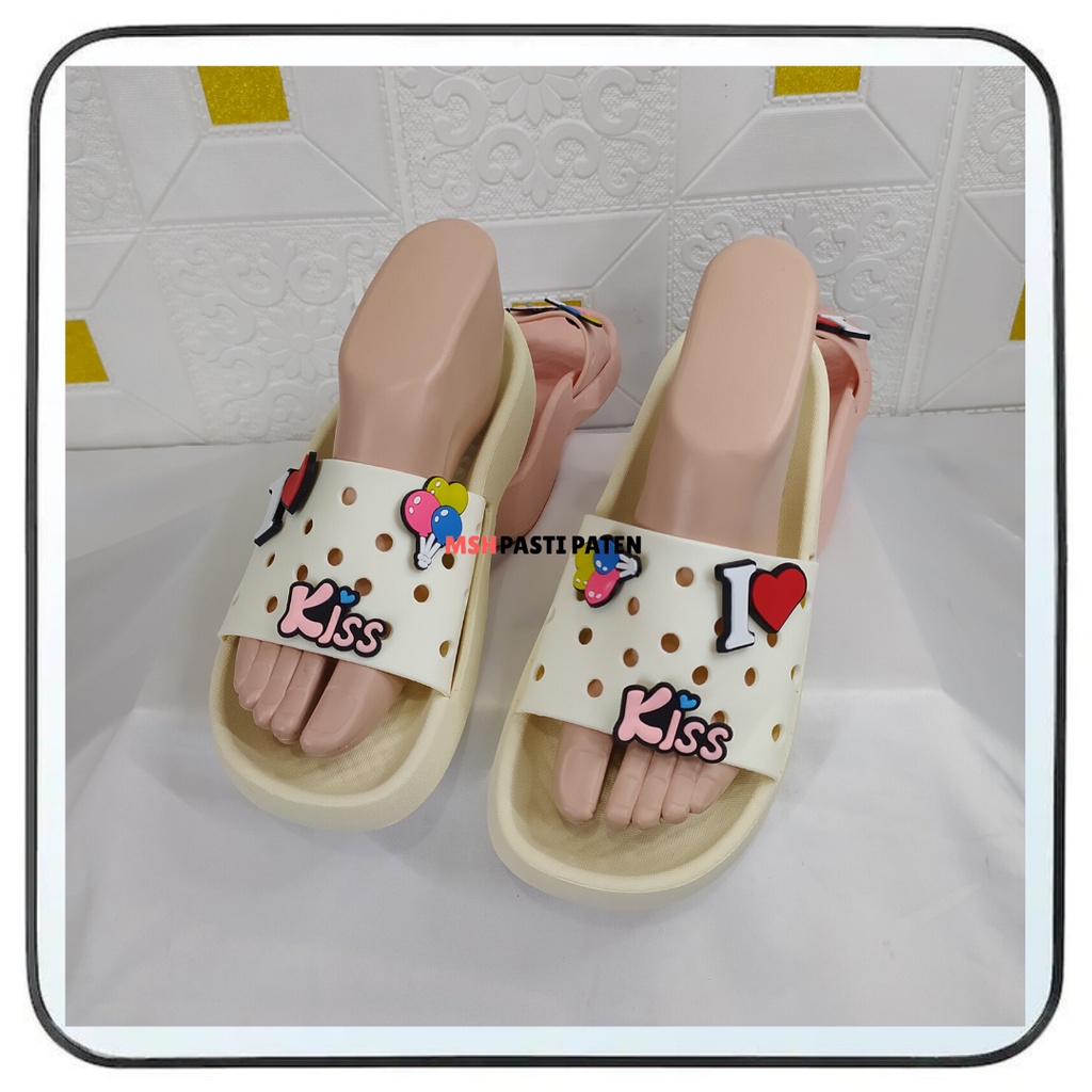 Alina Sandal Selop Jelly Anti Slip Tahan Air Wanita Dewasa Original