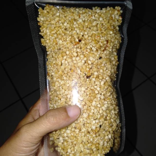 

oyek/tiwul goreng rasa pedas manis,pedas asin