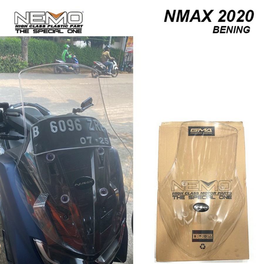 Windshield Visor Winsil NEMO New Nmax 2020 Winsil Aksesoris Variasi Sparepart Nmax New 2020