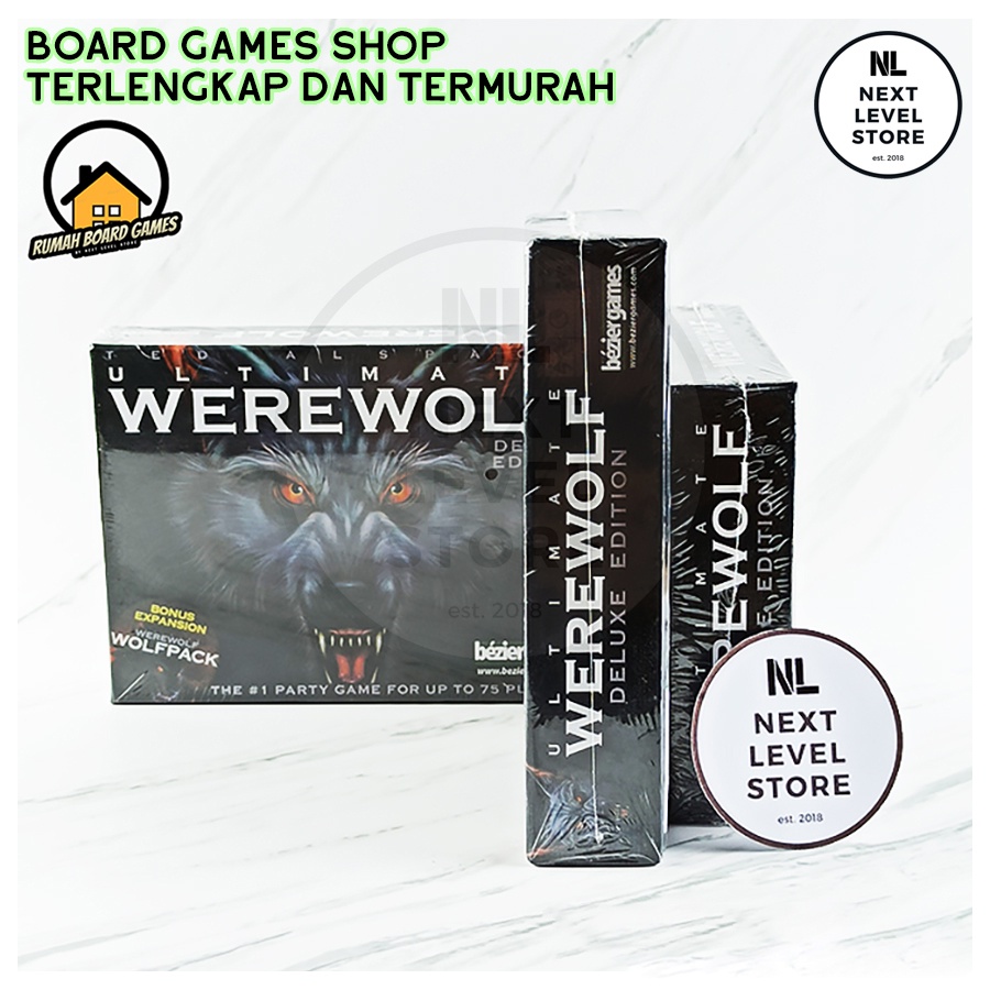 Ultimate Werewolf Deluxe Edition Board Game READY STOCK ORI QUALITY