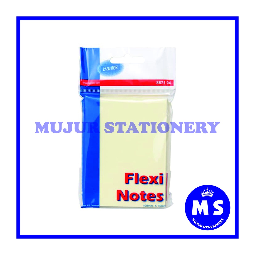 

POST IT / FLEXI NOTES 100 X 75 (657) BANTEX