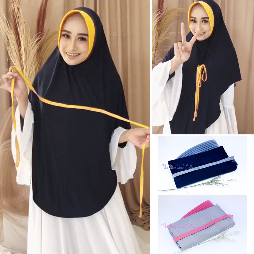 Hijab Ayana 3 in 1 / Jilbab Instan Sharmila / Kerudung 3in1 / Hijab Cadar / Khimar Jumbo Syari